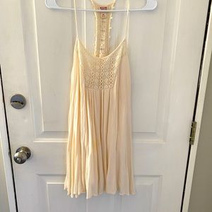 Antique white summer sun dress